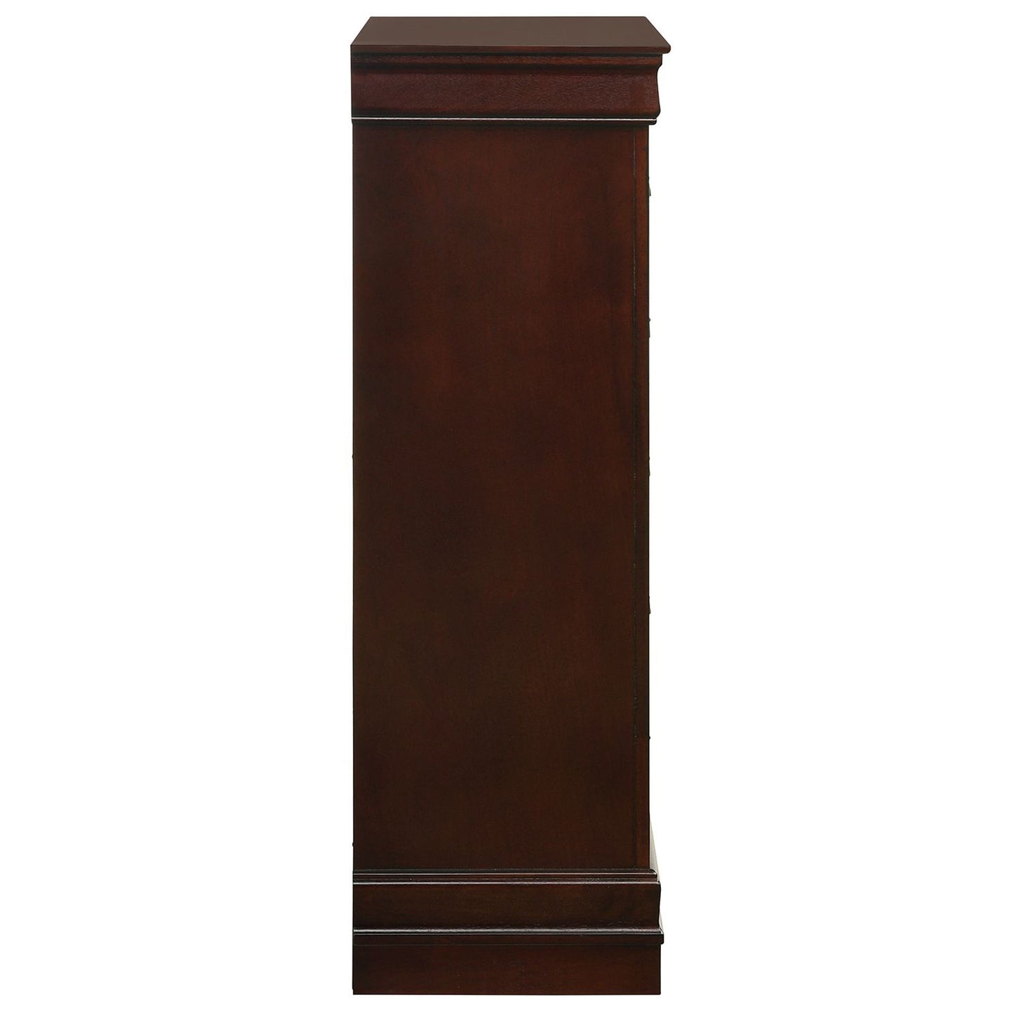 Louis Philippe - 5-Drawer Chest (Sturdy) - Cherry