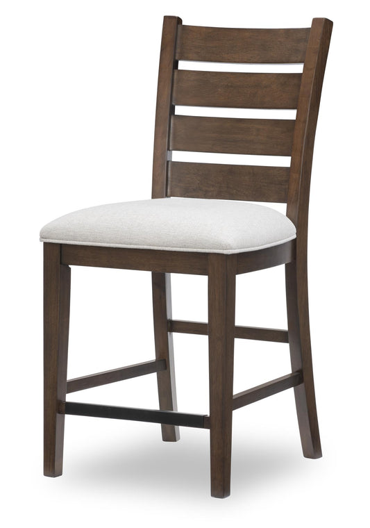 Hartford - Ladder Back Counter Height Chair (Set of 2) - Fawn