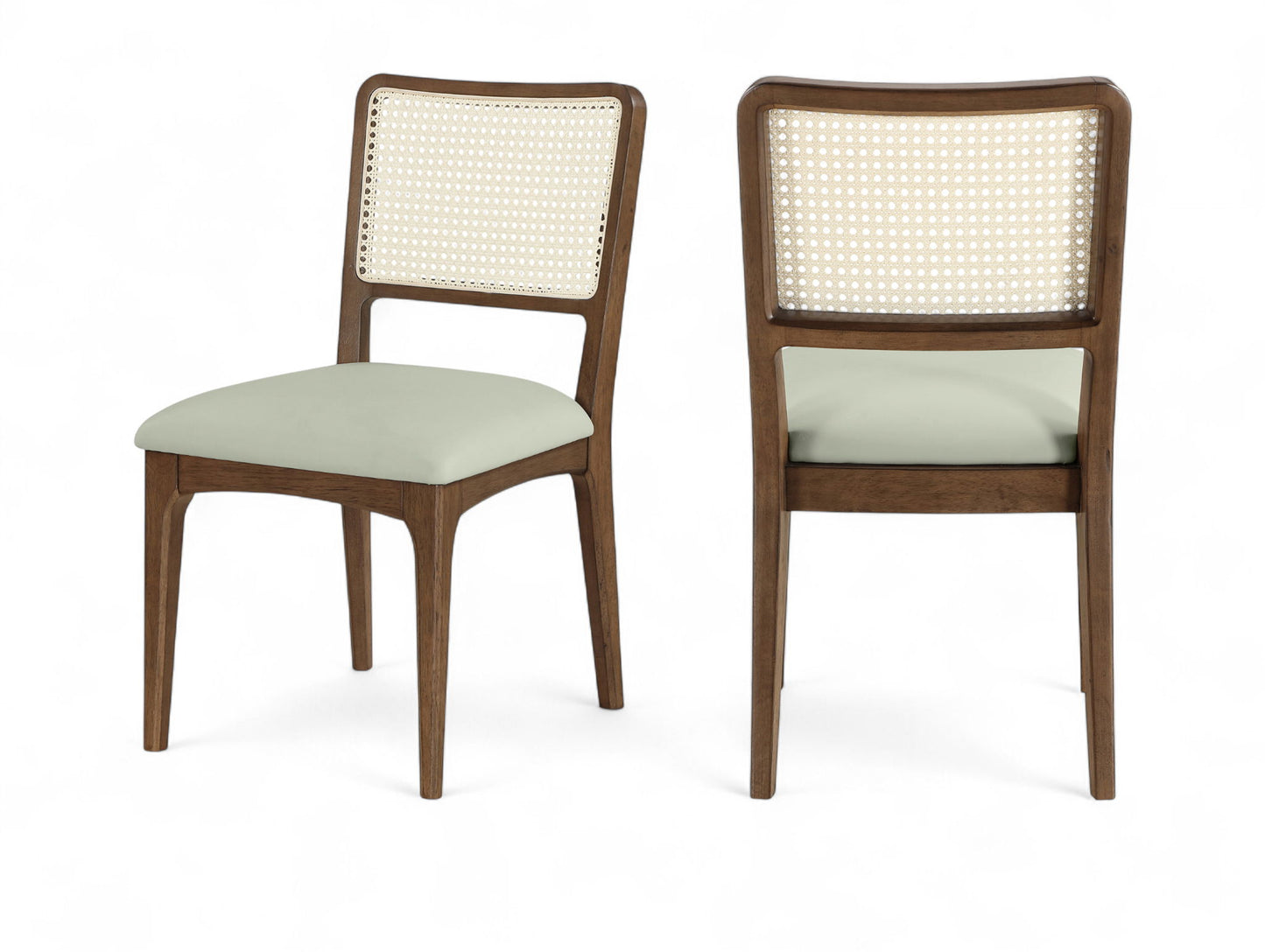 Atrium - Upholstered Seat Dining Chair With Brushed Brown Base (Set of 2)