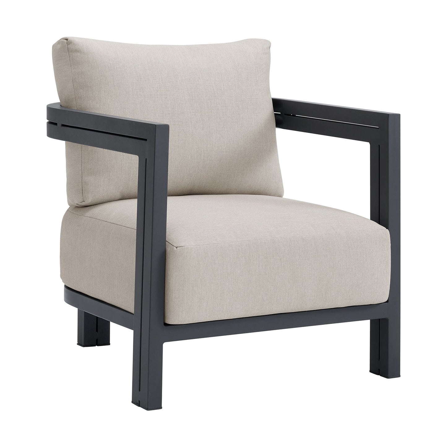 Playa - Chair (Set of 2) - Dark Gray / Beige