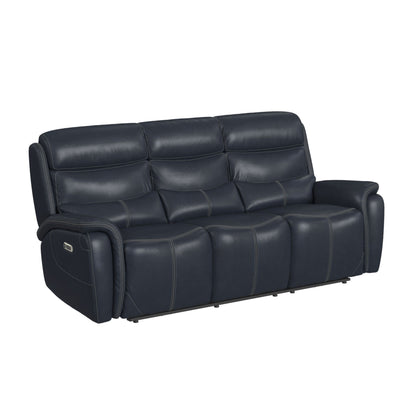 Aruba - 2 Piece Living Room Set (Sofa & Loveseat) - Pebble Navy