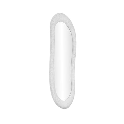 Orpheus - 20" x 59" Ribbed Floor Mirror - Faux Stone
