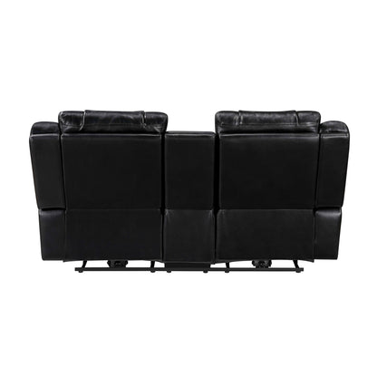 Glory Furniture - Sensa - Power Reclining Loveseat With Bluetooth Speaker And LED Belt