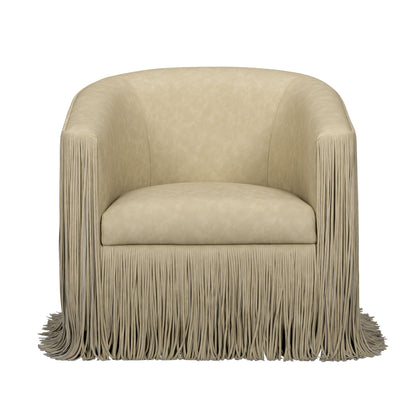 Shag Me - Vegan Leather Swivel Chair