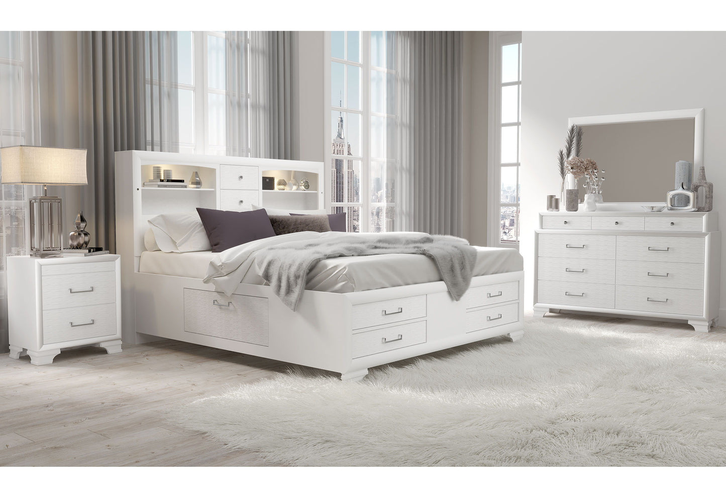 Jordyn - Nightstand - White