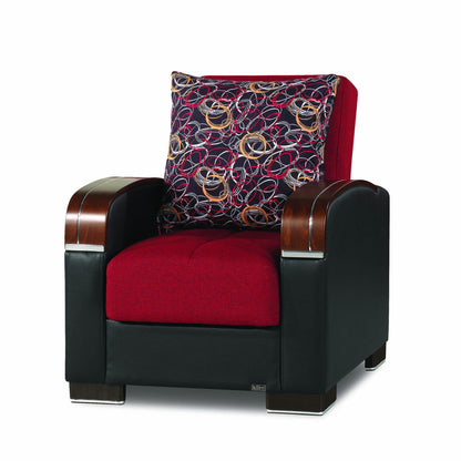 Ottomanson Mobimax - Upholstered Convertible Armchair With Storage