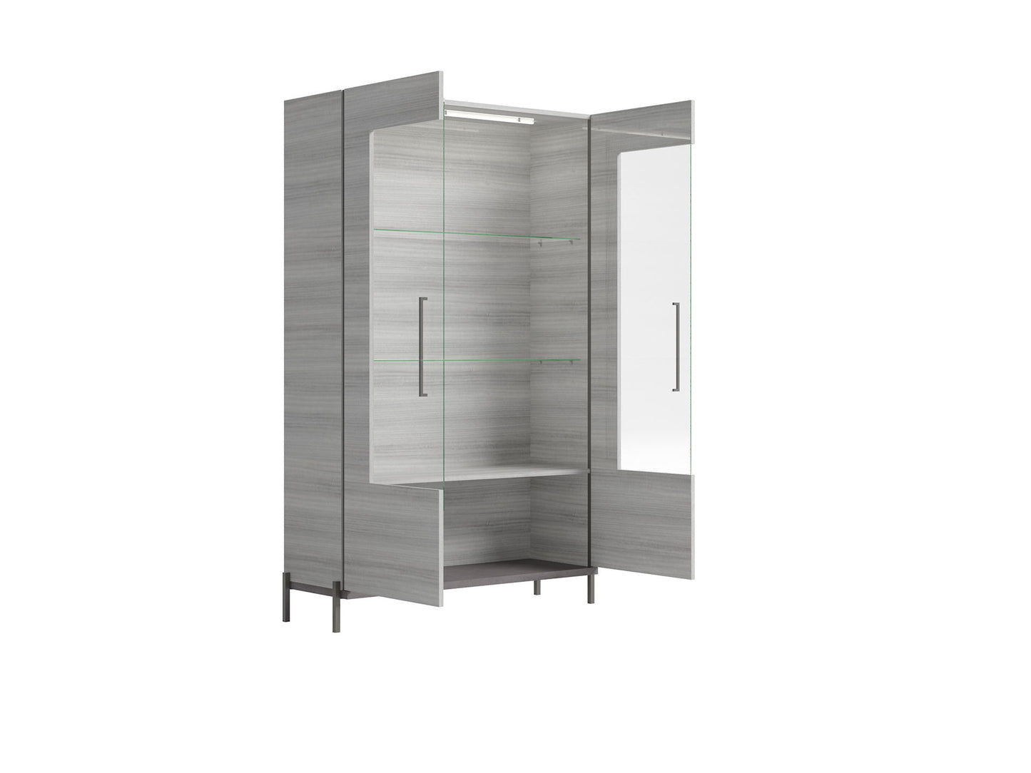 Mia - 2 Door China - White / Gray / Silver