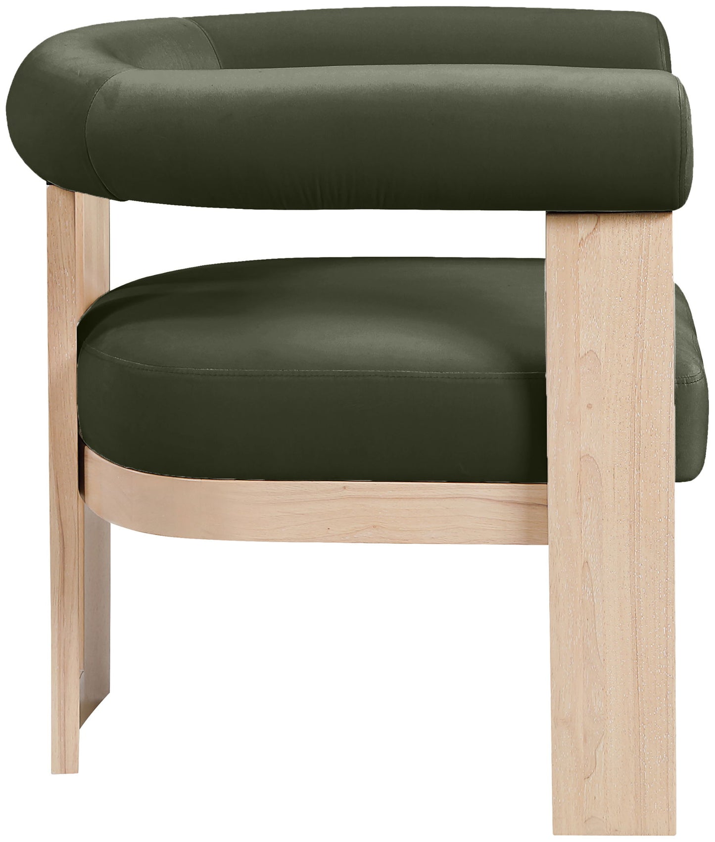 Arienzo - Performance Fabric Upholstered Accent Chair - Natural Base