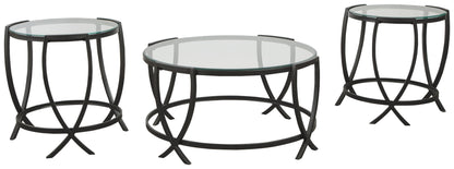 Tarrin - Occasional Table Set (Set of 3) - Black