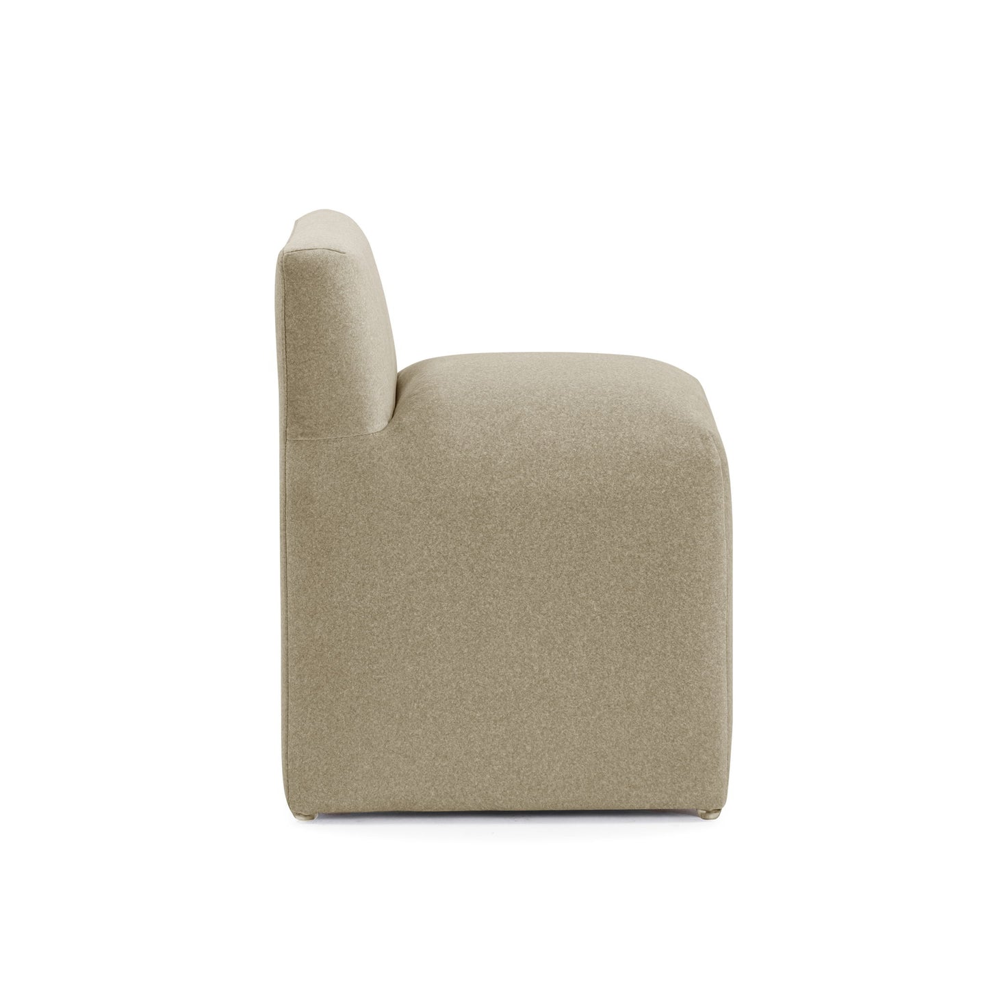Pippa - Mohair Stool - Taupe