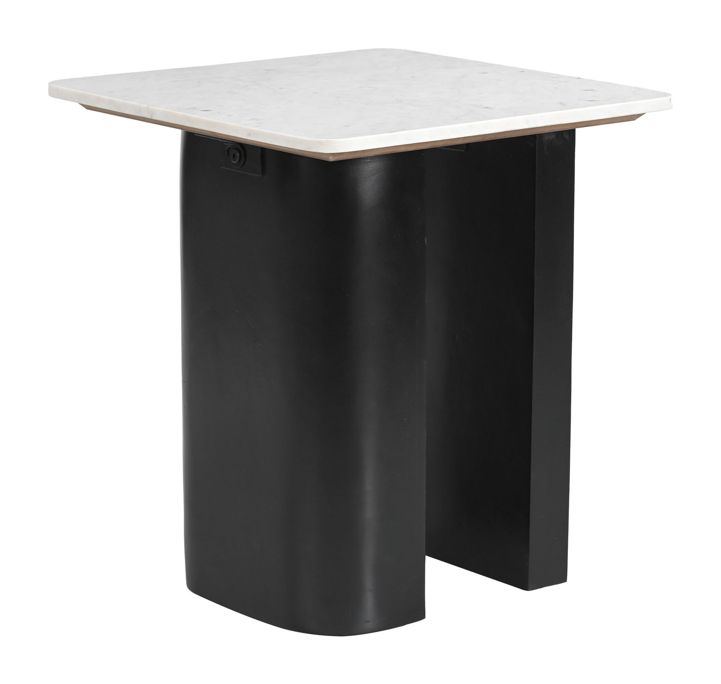 Fiora - Side Table - White / Black