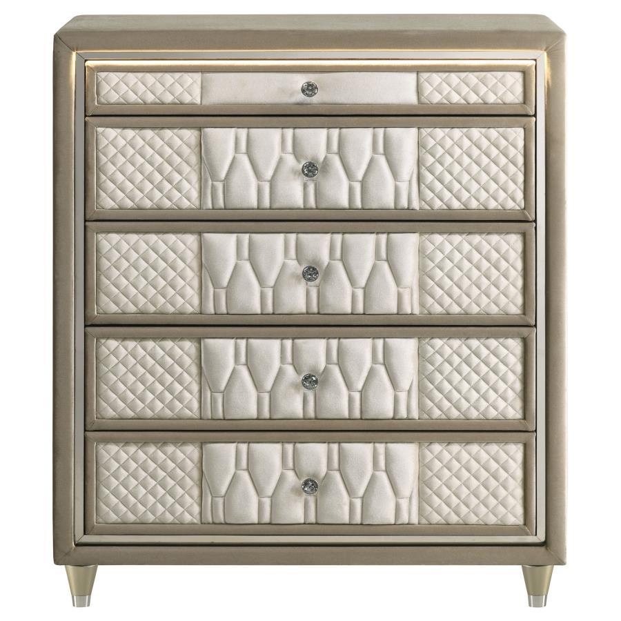 Lorient - 5-Drawer LED Chest of Drawers