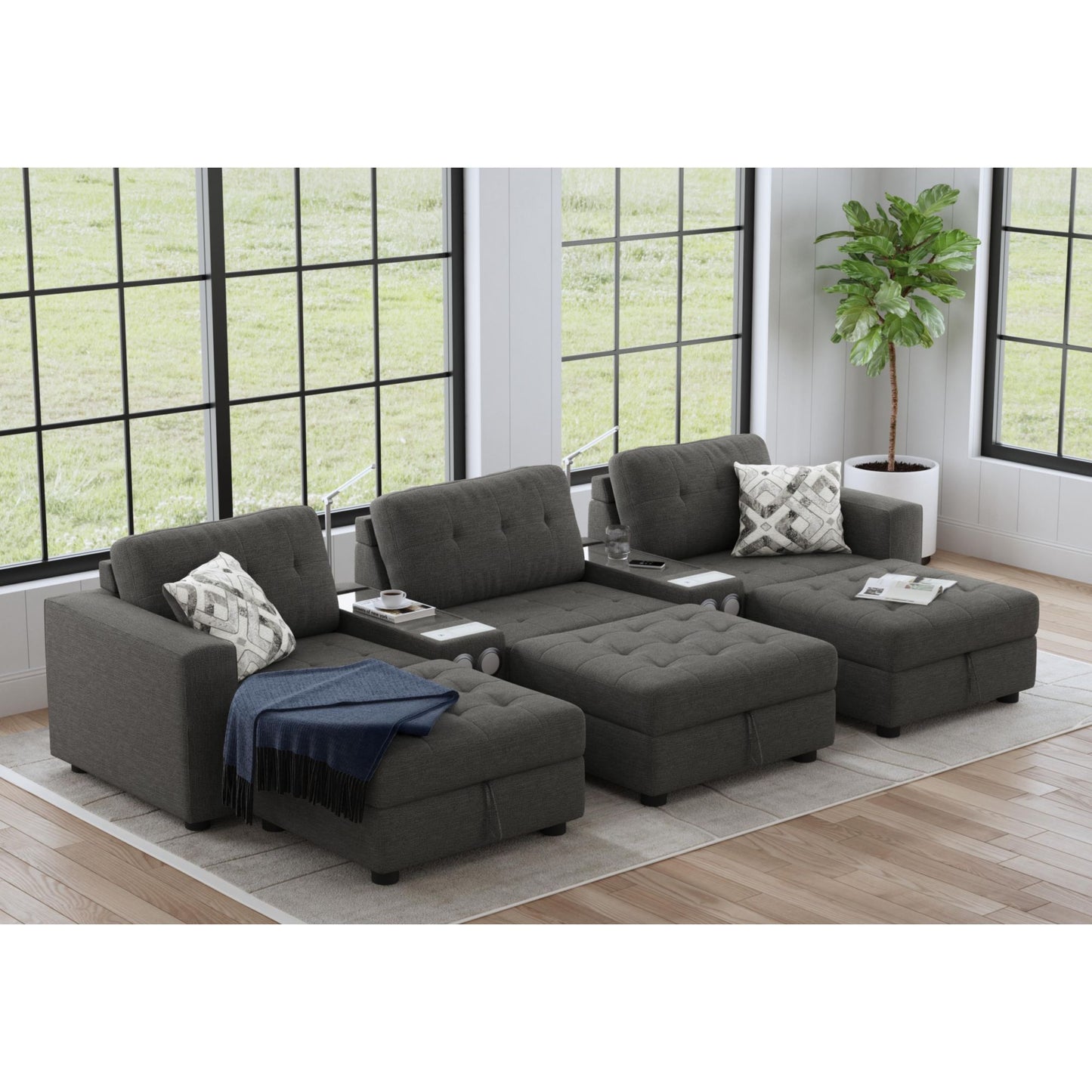 Options One - Living Room Set Sectional