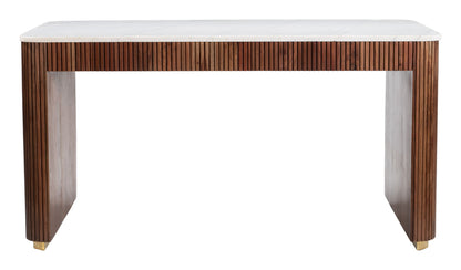 Obeah - Desk - White / Walnut
