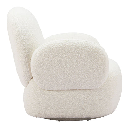 Pilka - Swivel Chair - White