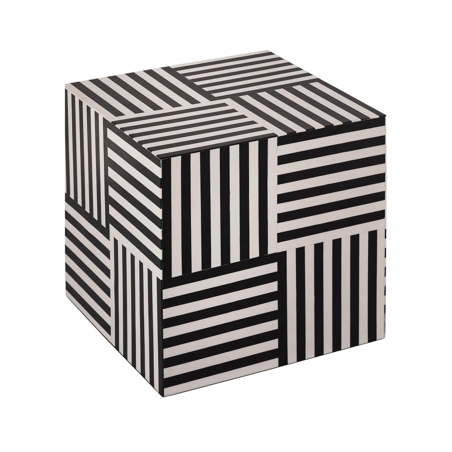 Cube - Side Table - Black