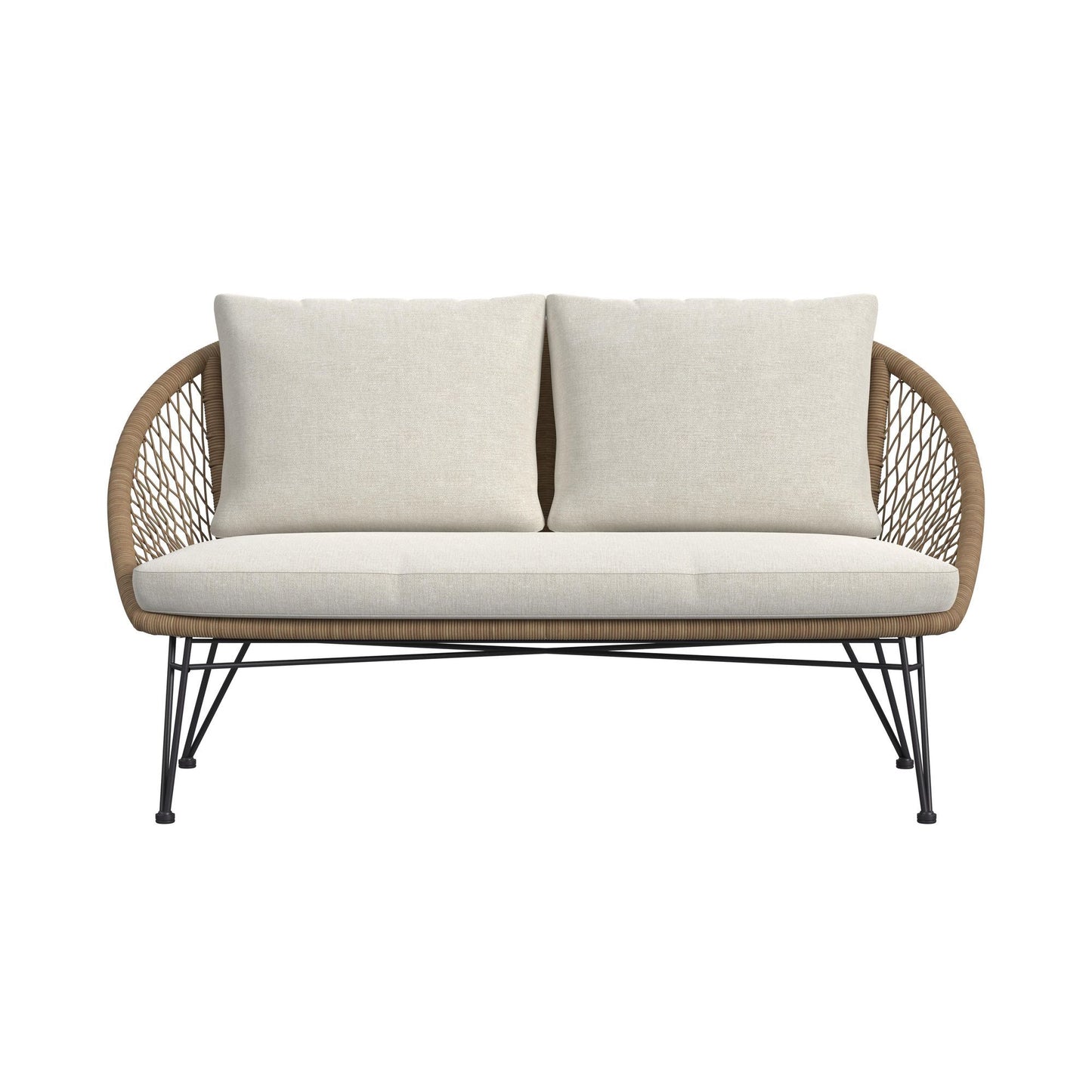 Grace - 4 Piece Outdoor Seating Set - Beige / Natural