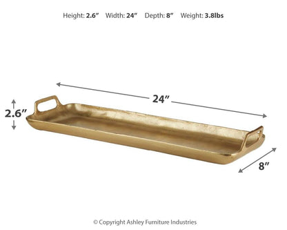 Posy - Tray - Gold Finish
