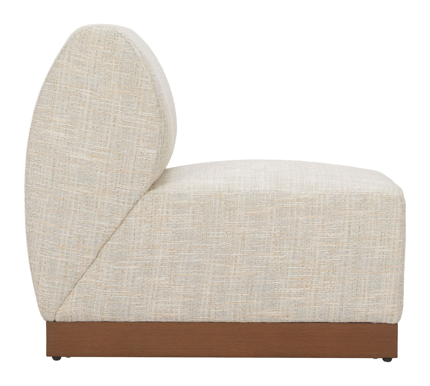 Christy - Armless Chair - Beige