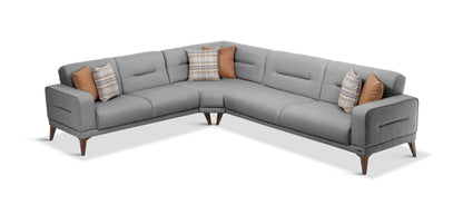 Ottomanson Vegas - Wedge Sectional - Gray