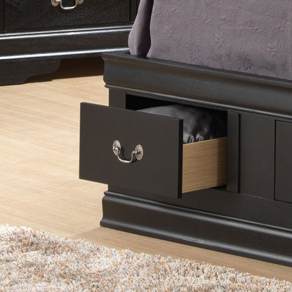 Glory Furniture - Louis Phillipe - Bookcase Storage Bed