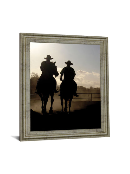 Dust Trail Sundown - 28" x 34" Framed Wall Art