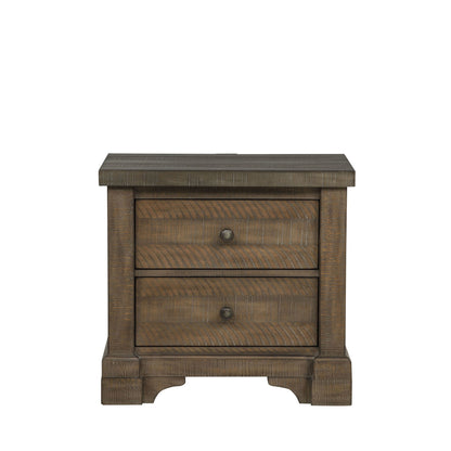 Augusta - Two Drawer Nightstand With USB Port
