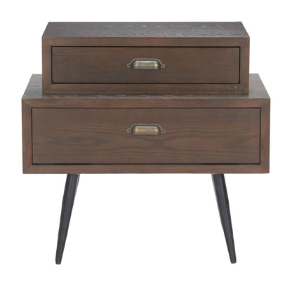 Mechy - Side Table - Brown