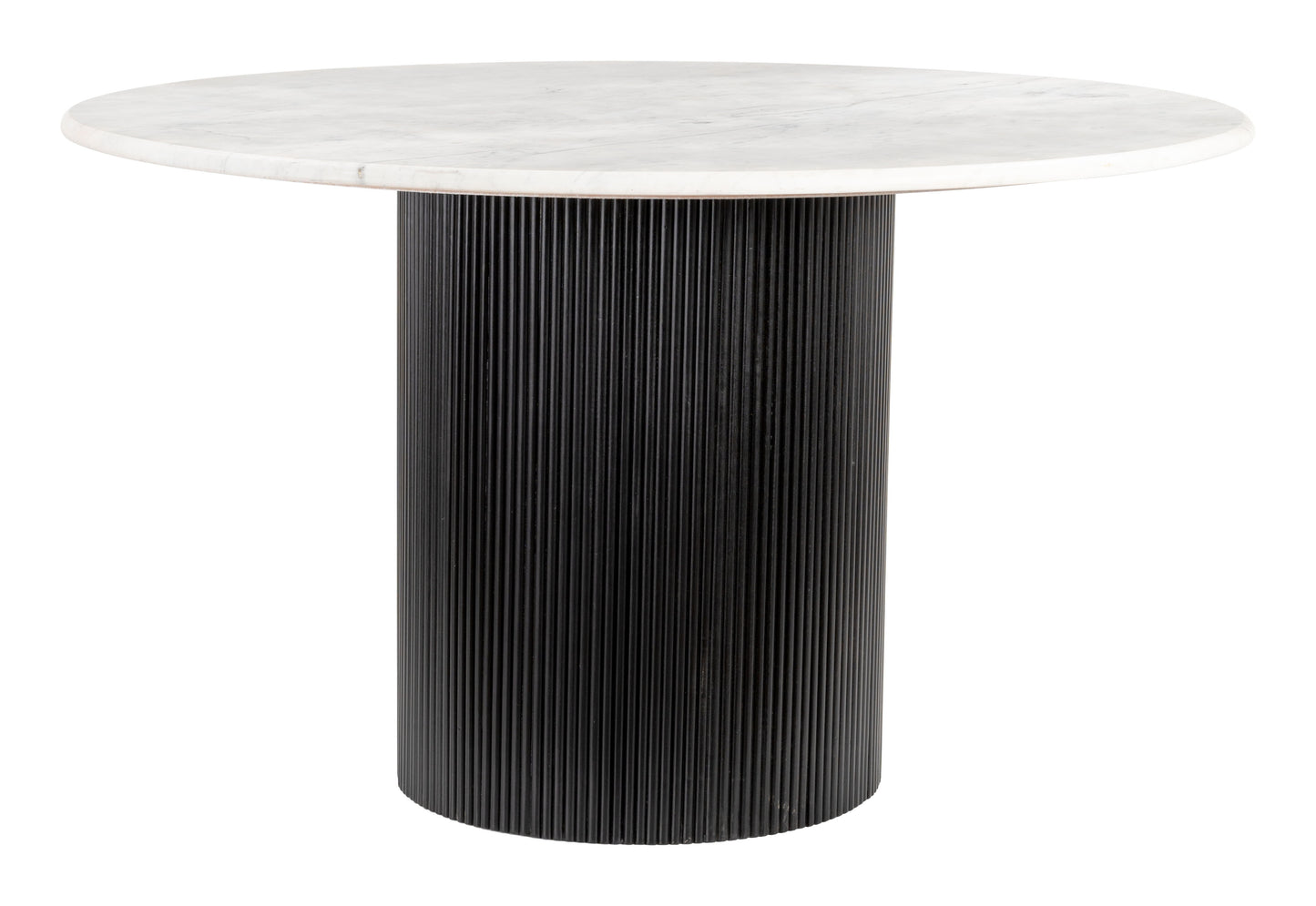 Izola - Dining Table - White / Black