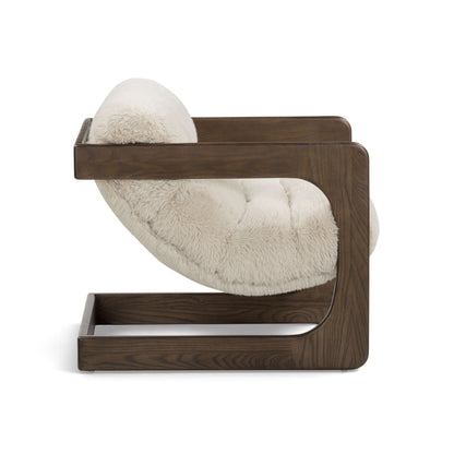 Palma - Vegan Shearling Accent Chair
