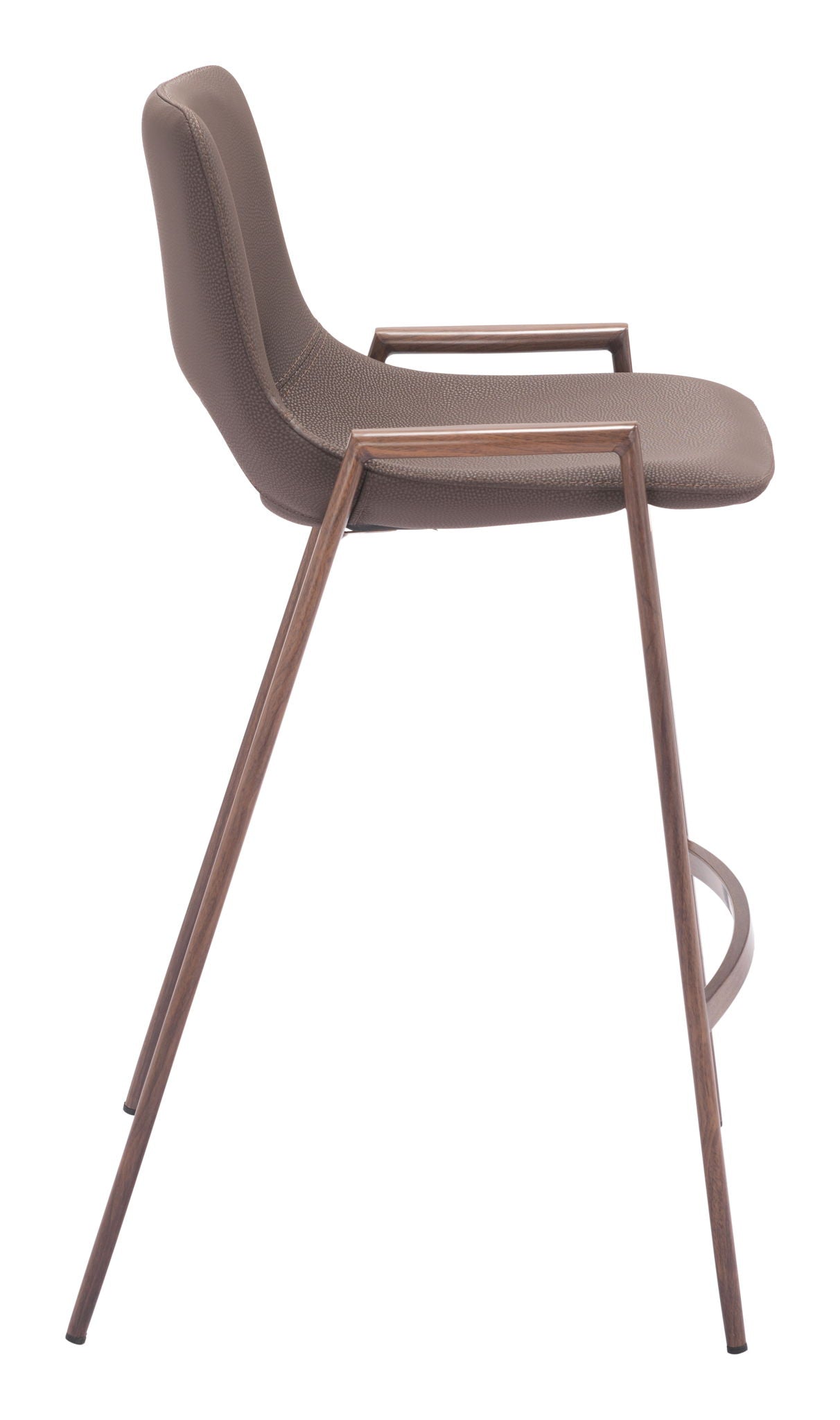 Desi - Counter Stool With Walnut Legs (Set of 2)