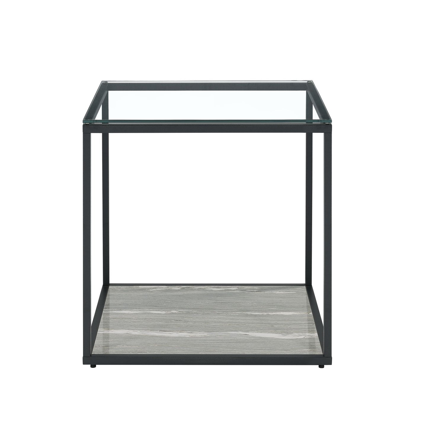 Yasmin - End Table - Grey