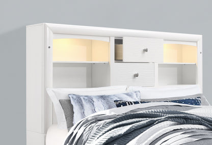 Jordyn - King Bed - White