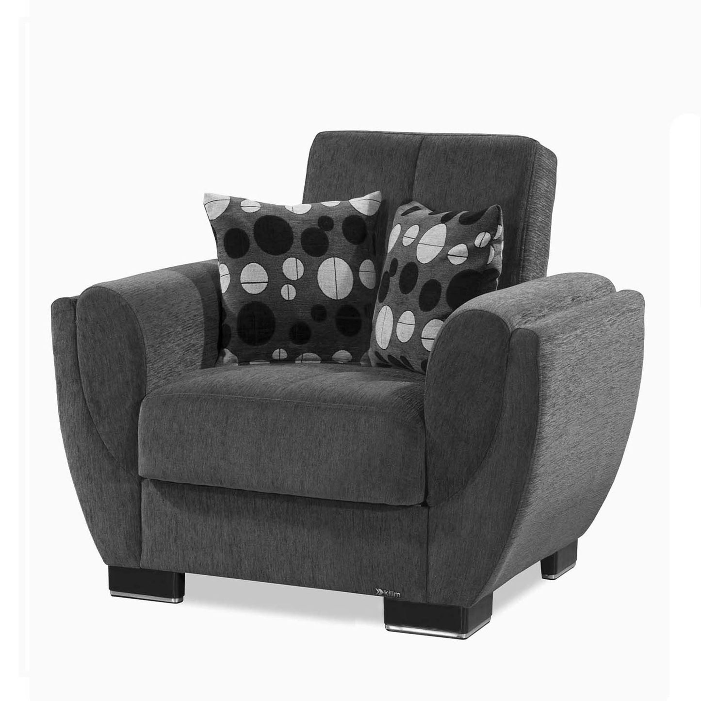 Ottomanson Armada Air - Upholstered Convertible Armchair With Storage