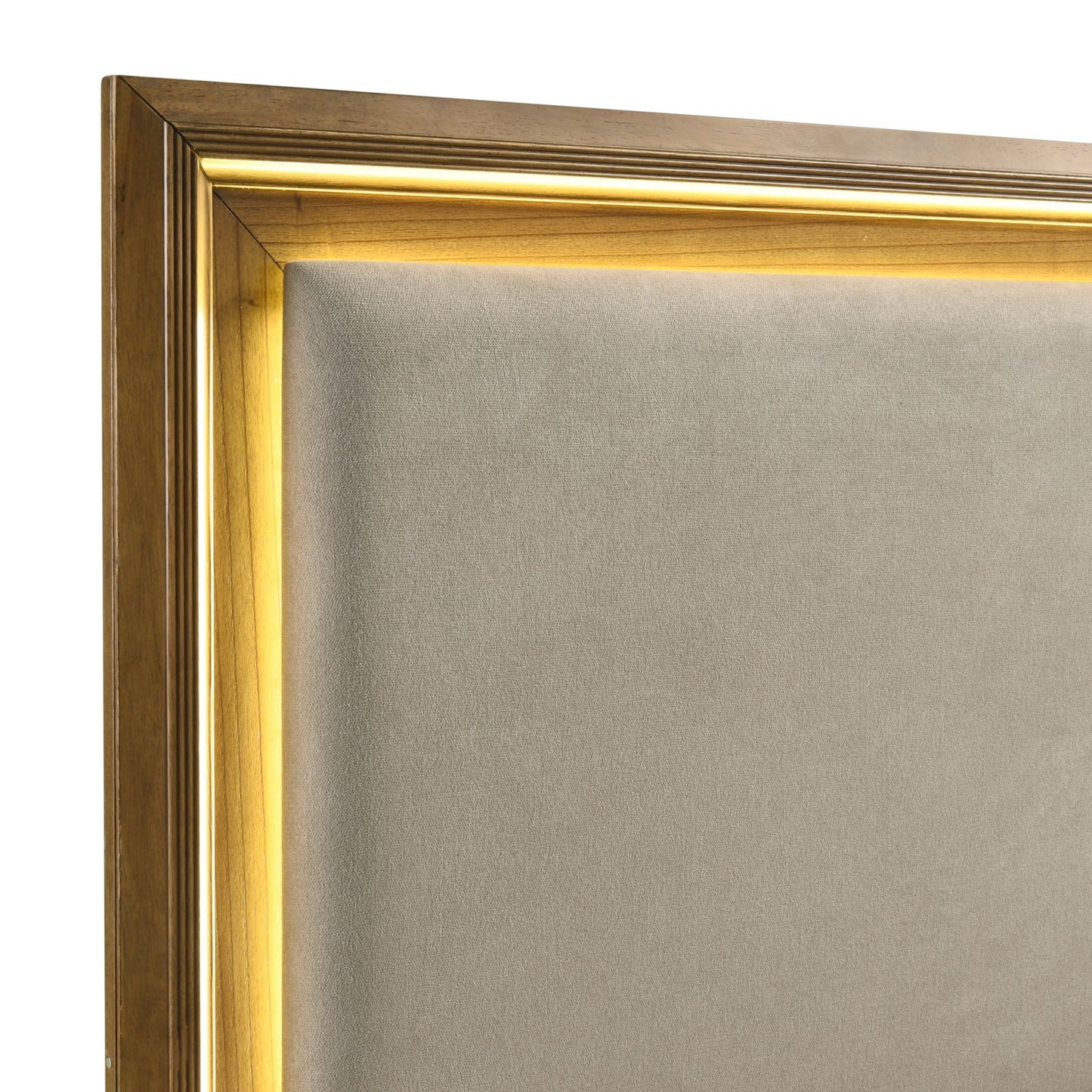 Harmony - Storage Bed With LED And Fabric