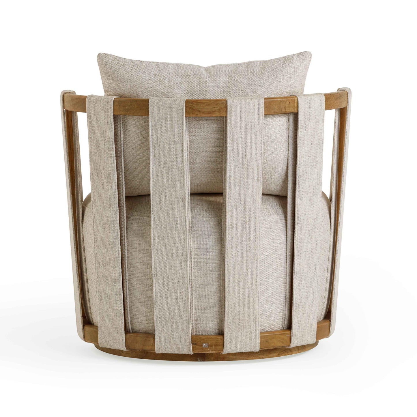 Paolo - Textured Weave Swivel Chair