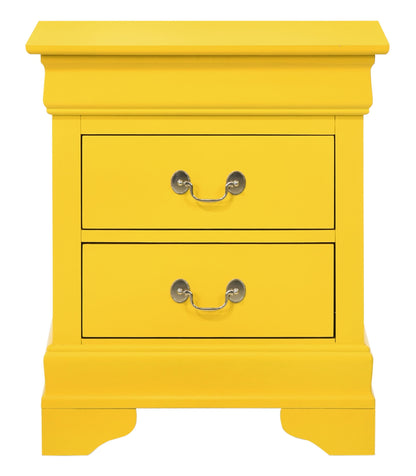 Glory Furniture - Louis Phillipe - 2 Drawer Nightstand