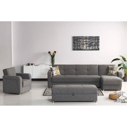 Ottomanson Harmony - Upholstered Convertible Sectional With Storage