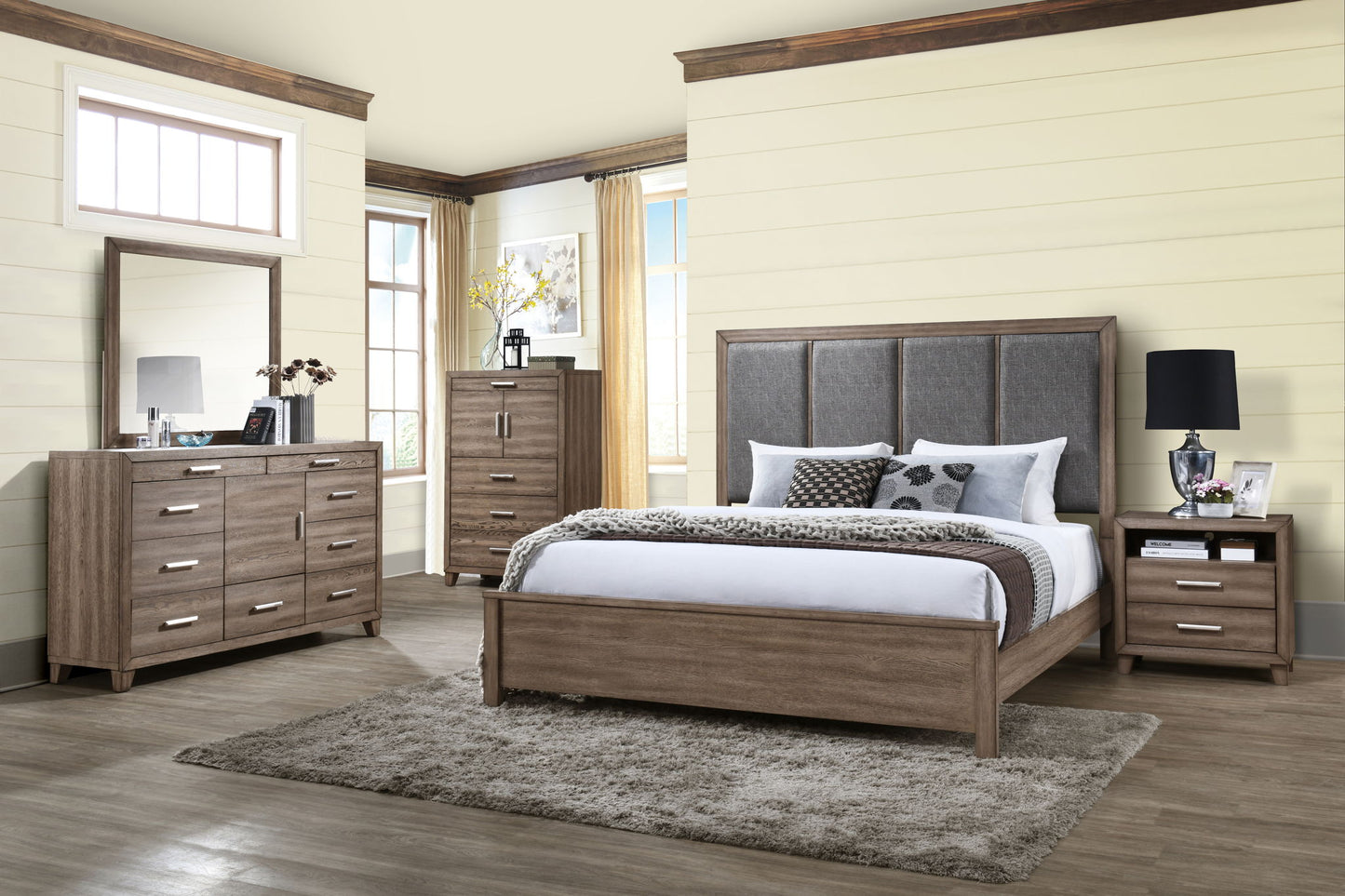 Harrisburg - 2 Drawer Nightstand - Walnut