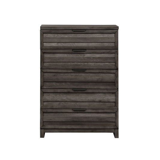 Tanners Creek - 5 Drawer Chest - Dark Gray