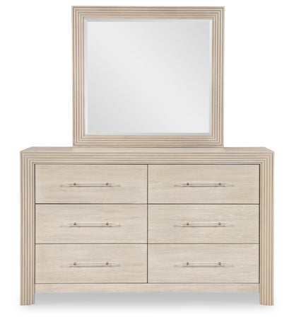 Horizons - Beveled Mirror - Soft Taupe
