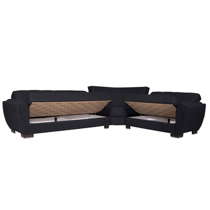 Ottomanson Armada Air - Upholstered Convertible Sectional With Storage - Polyester