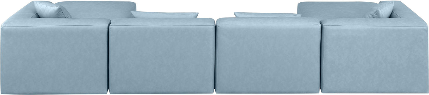 Cube - 6 Piece Modular Double Chaise Sectional