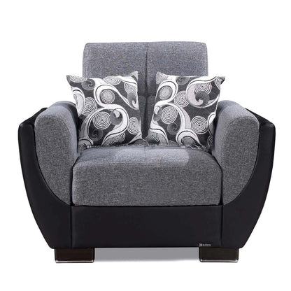 Ottomanson Armada Air - Upholstered Convertible Armchair With Storage