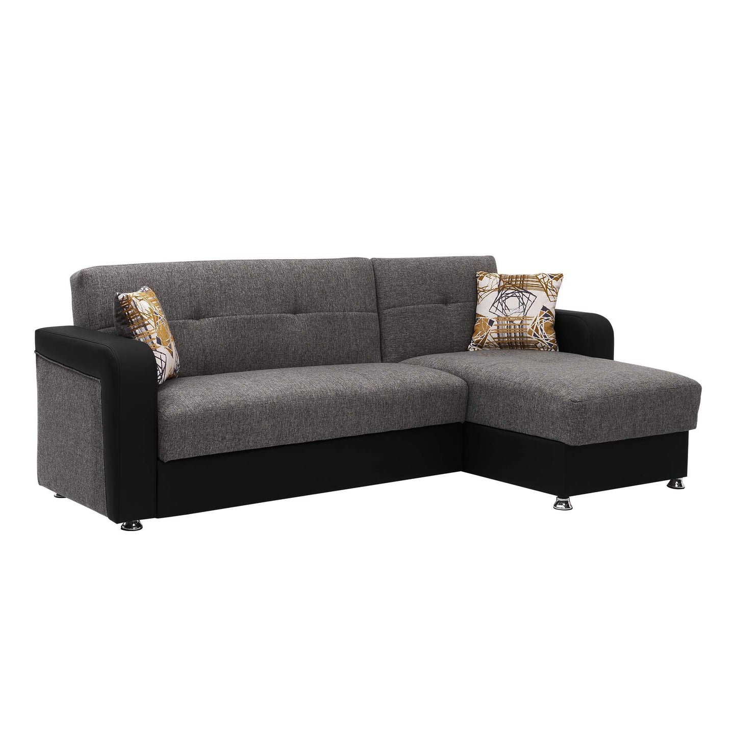 Ottomanson Harmony - Upholstered Convertible Chaise Lounge With Storage