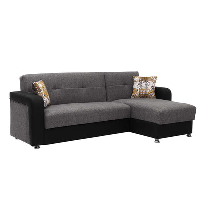 Ottomanson Harmony - Upholstered Convertible Chaise Lounge With Storage