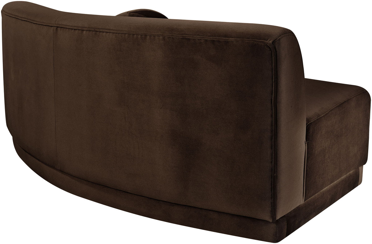 Avra - Velvet Performance Fabric Upholstered Armless Sofa