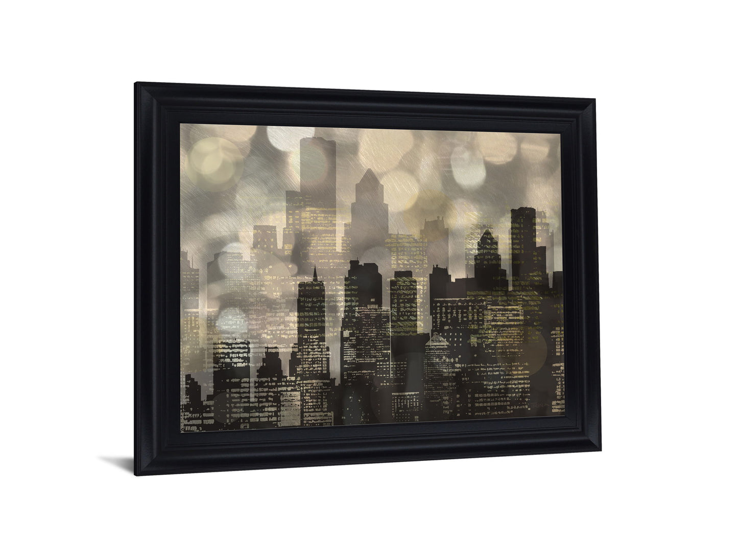 Luminous Skyline - 28" x 34" Framed Wall Art