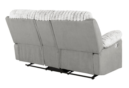 U6028 - Reclining Sofa / Console Reclining Loveseat - Gray