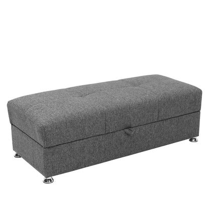 Ottomanson Harmony - Upholstered Convertible Ottoman With Storage